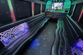 Irving Limo Bus Interior