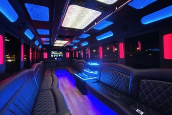 Irving Limousine Bus Interior