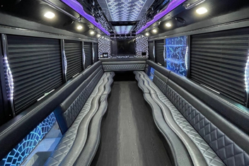 Irving Party Bus Interior