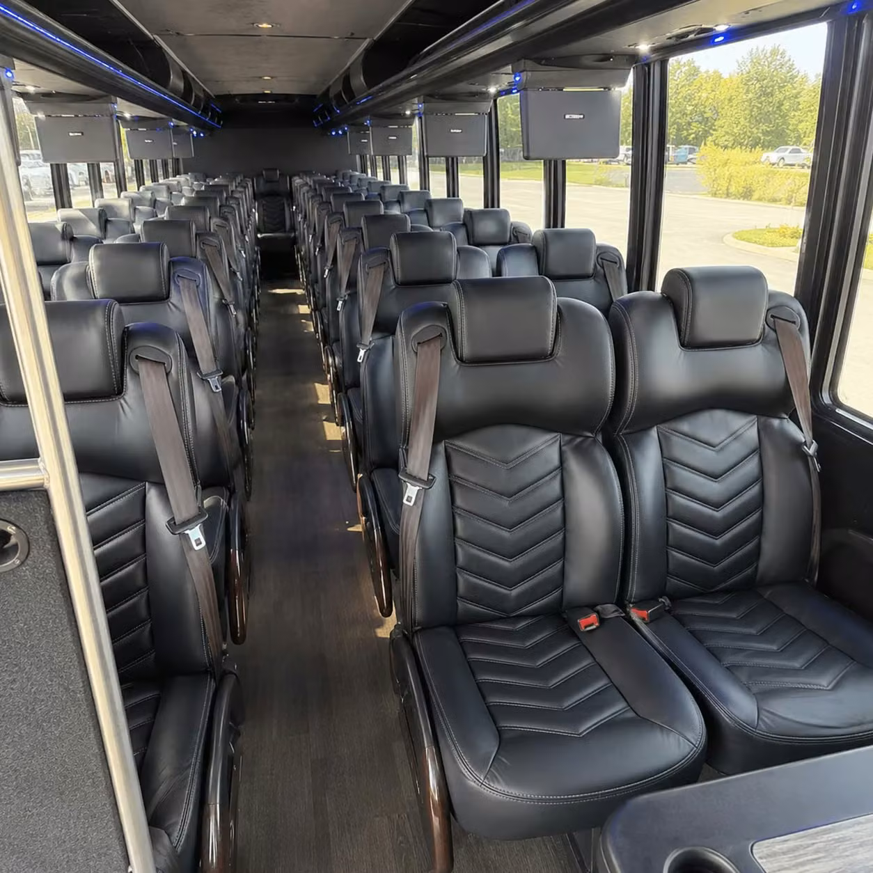 25 passenger minibus inside