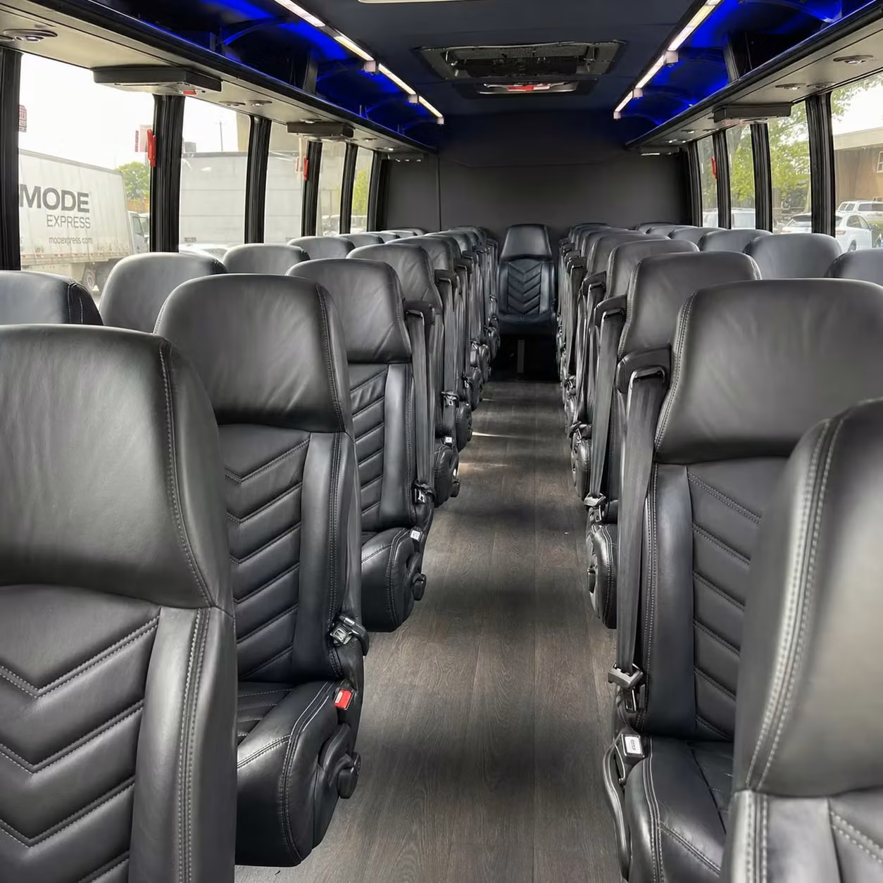25 passenger minibus interior