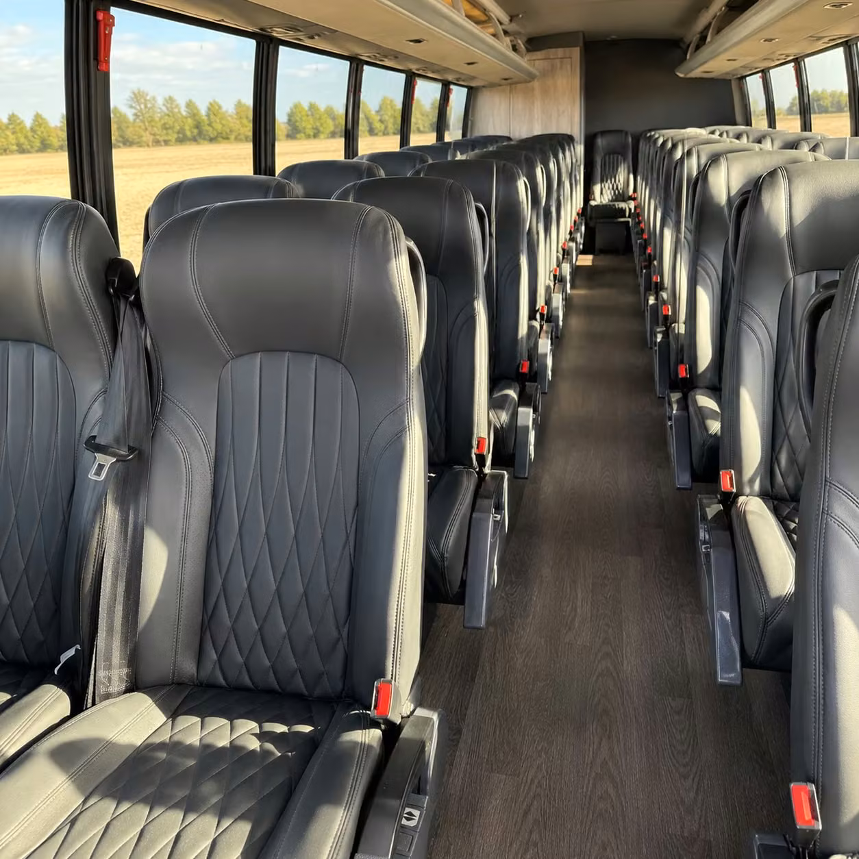 35 passenger minibus inside