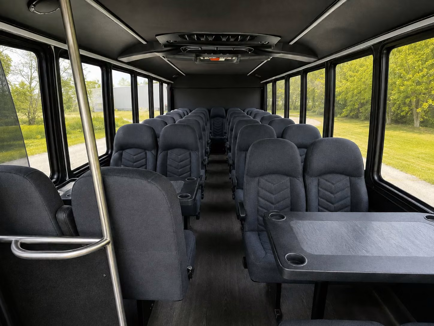 browse minibuses and sprinter vans for intimate irving wedding parties