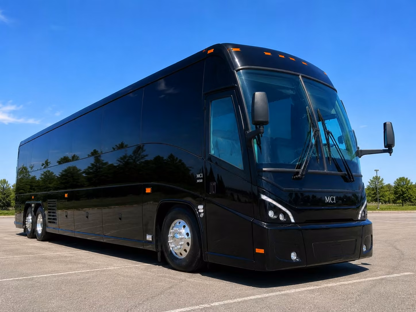 construction site and workforce shuttle bus rentals in irving