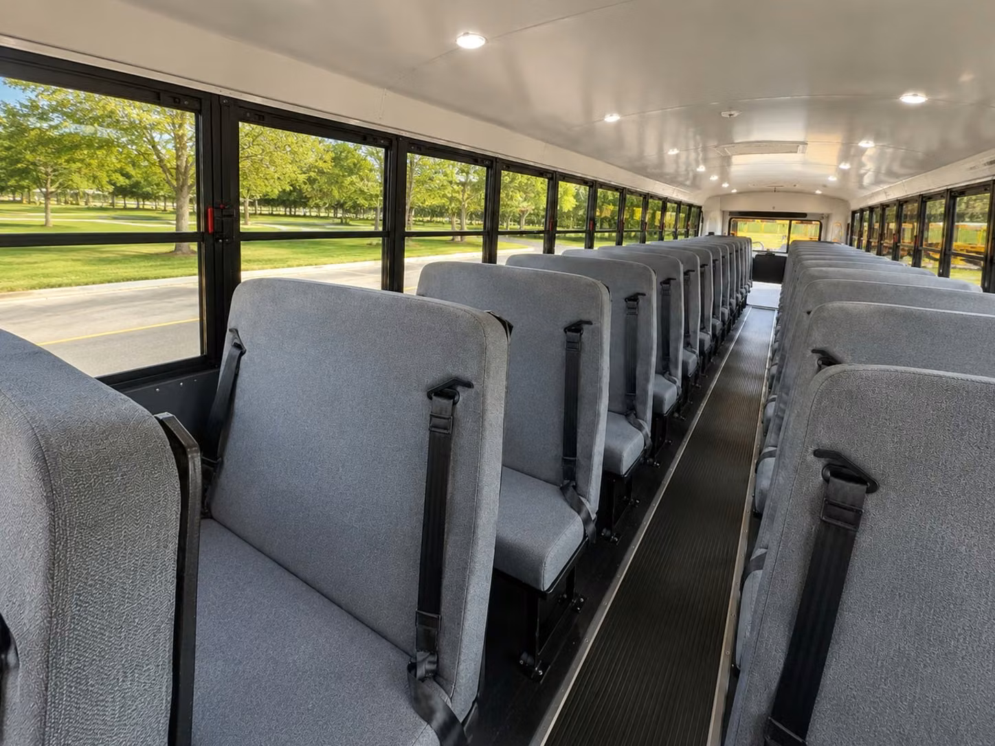 school bus interior