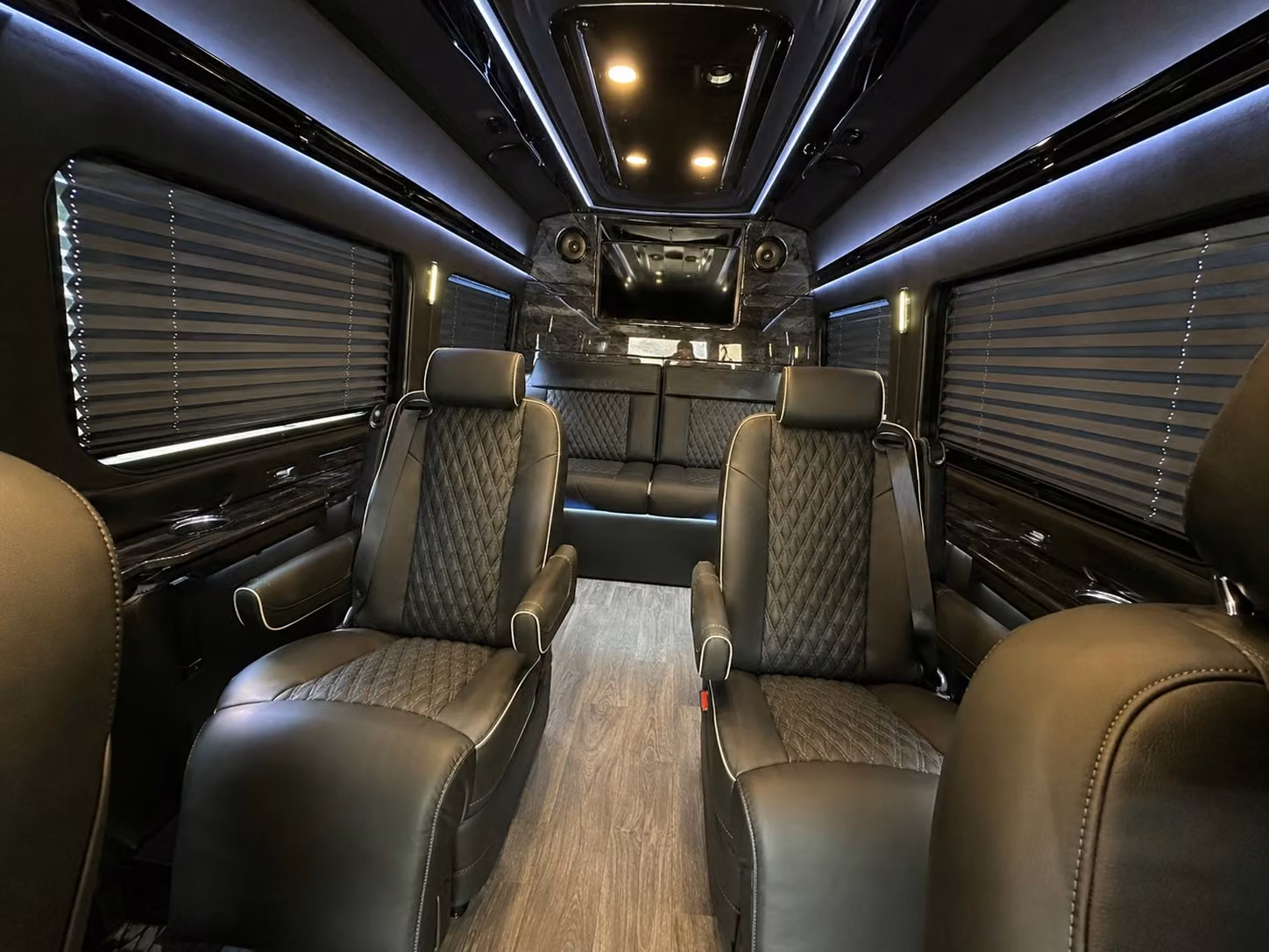 sprinter van with driver interior